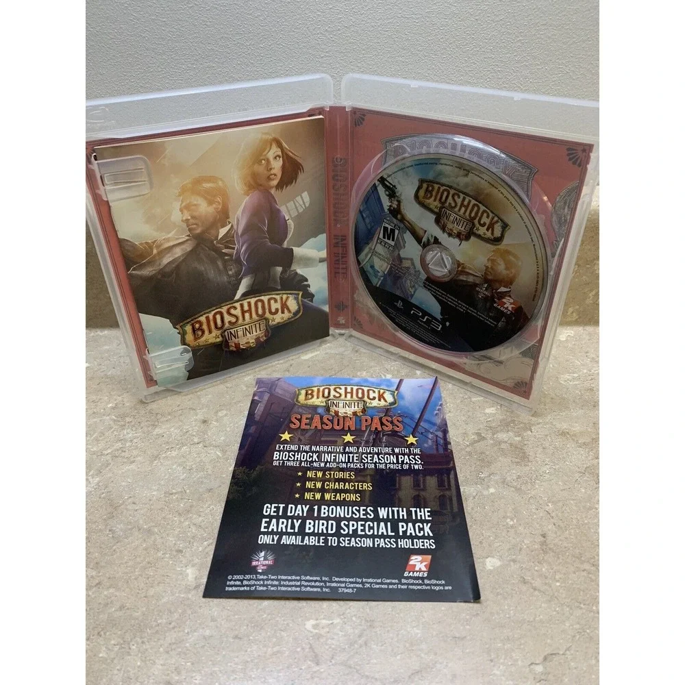 PS3‎ Bioshock: Infinite Complete w/ Manual (Tested, Works)